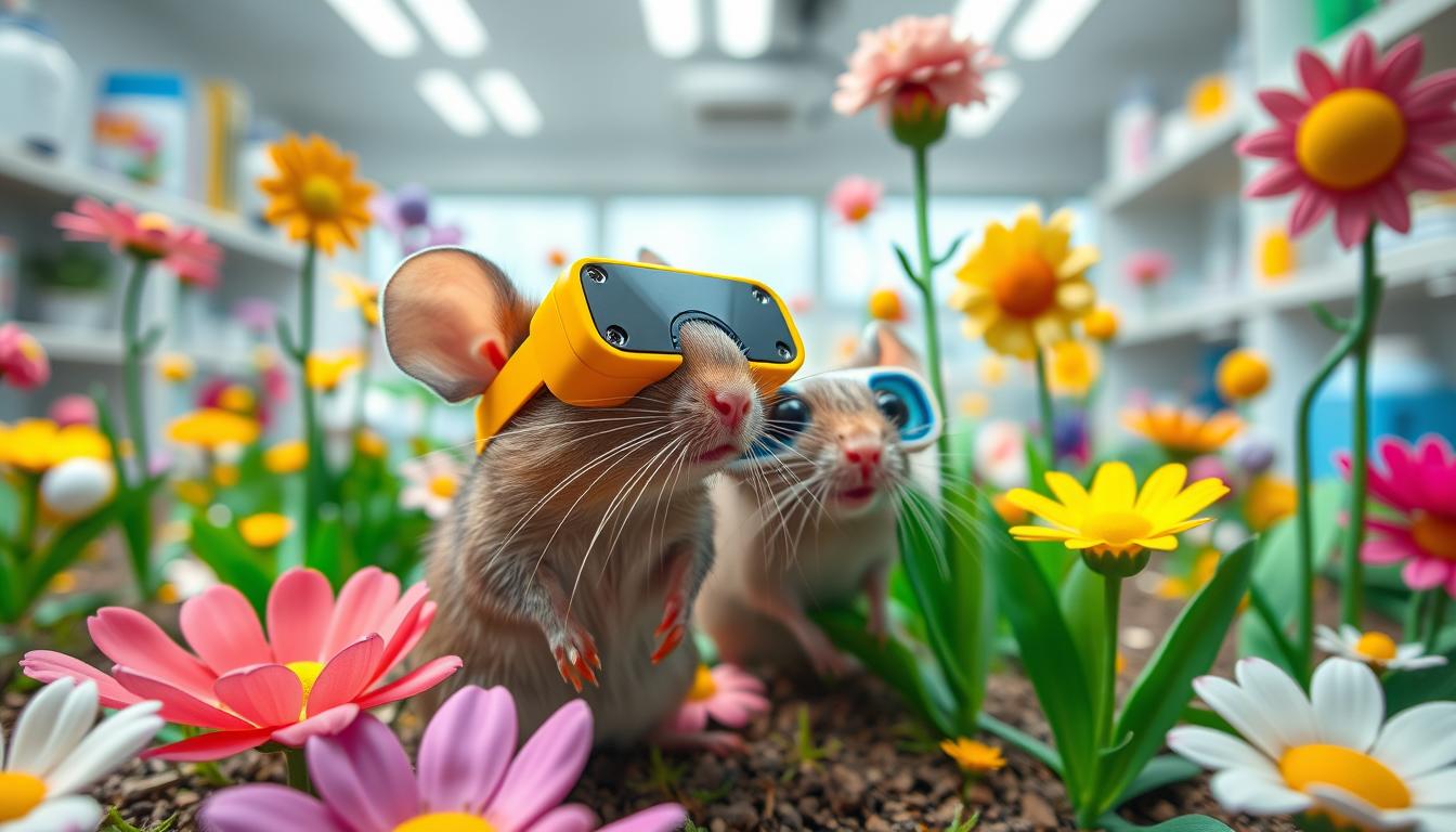 Scientists Have Created VR Goggles For Mice And They're Adorable